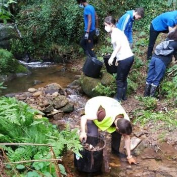 Paraísos baixo o lixo Voluntariado ambiental